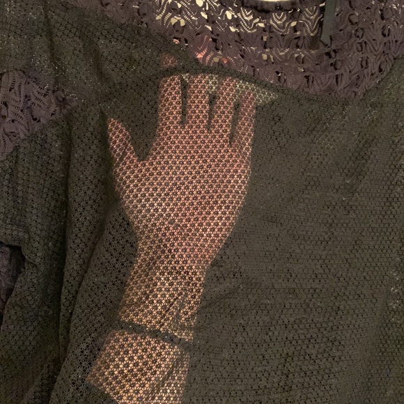 Sexy sheer knit free people long sleeve top - Picture 5 of 5